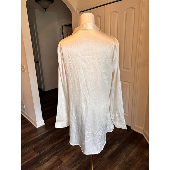 Victoria’s Secret Vintage Luxurious Satin Ivory Champagne Nightgown Nightie Med - Picture 5 of 7